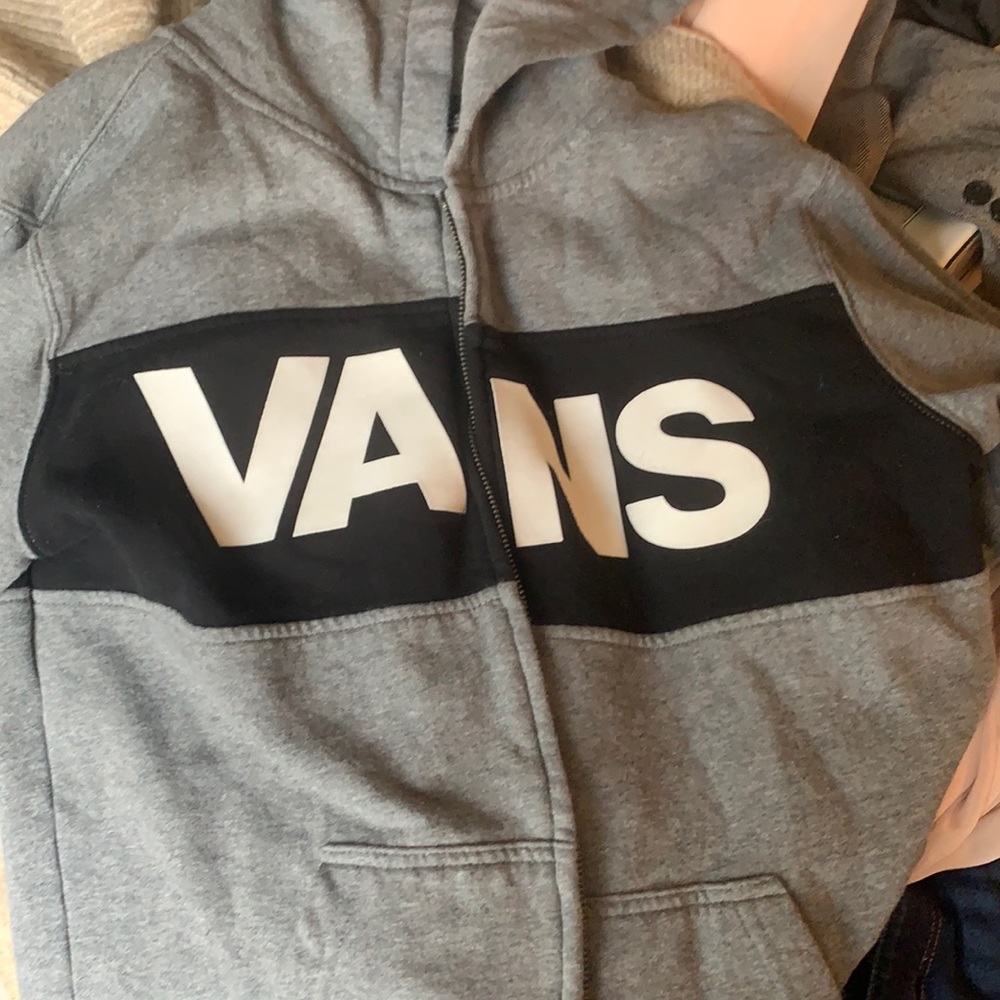 Boys VANS zip up hoodie